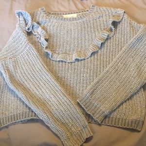 Just Found silver sweater size medium